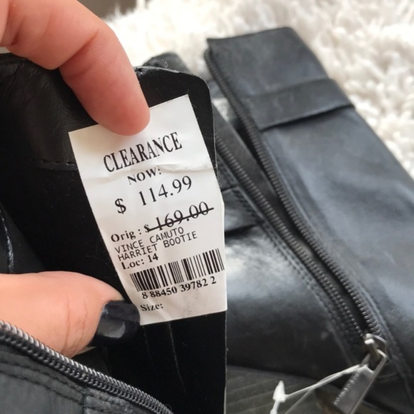 New Vince Camuto Harriet Bootie Black 9.5 Leather - Picture 6 of 8